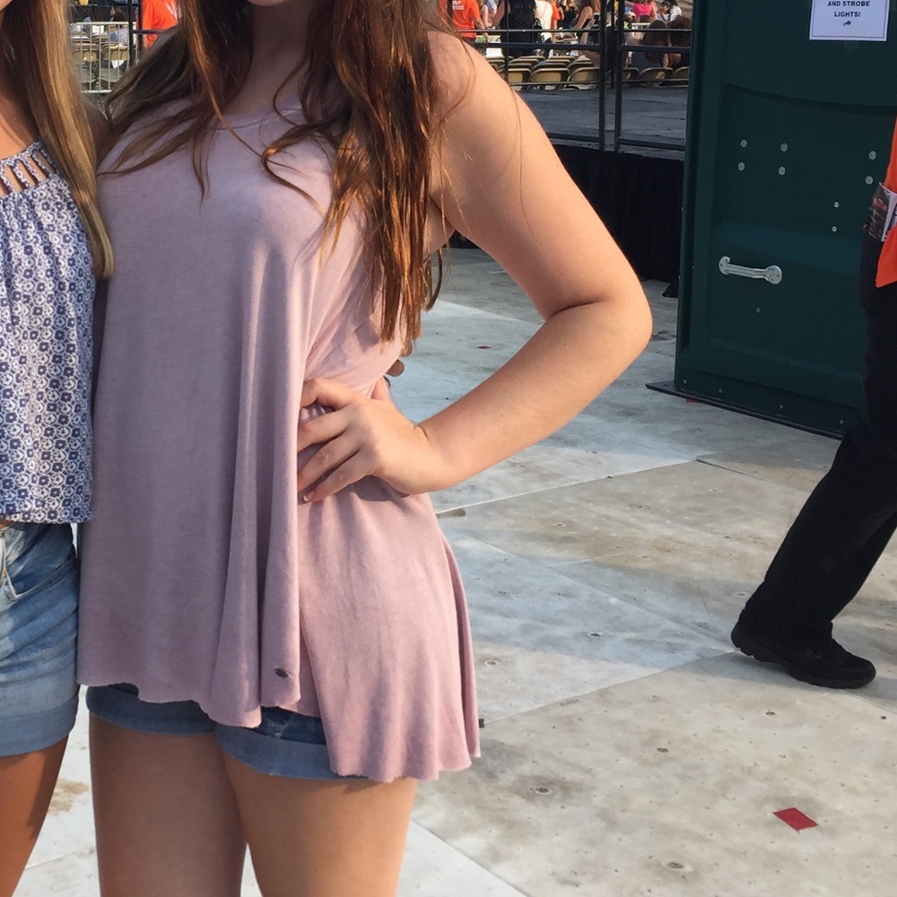 Light pink American Eagle soft and sexy tank top